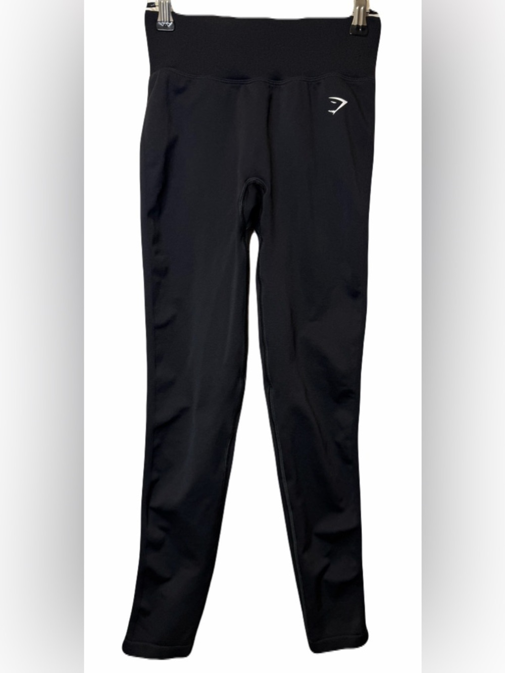Gymshark Small Black w/ White Stripe Leggings Compression Pants